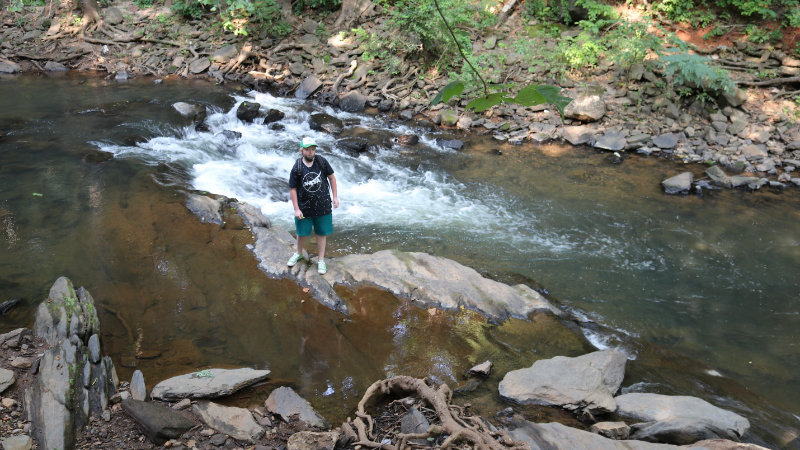 Students explored local rivers to find locations for installing EnviroDIY Monitoring Stations.